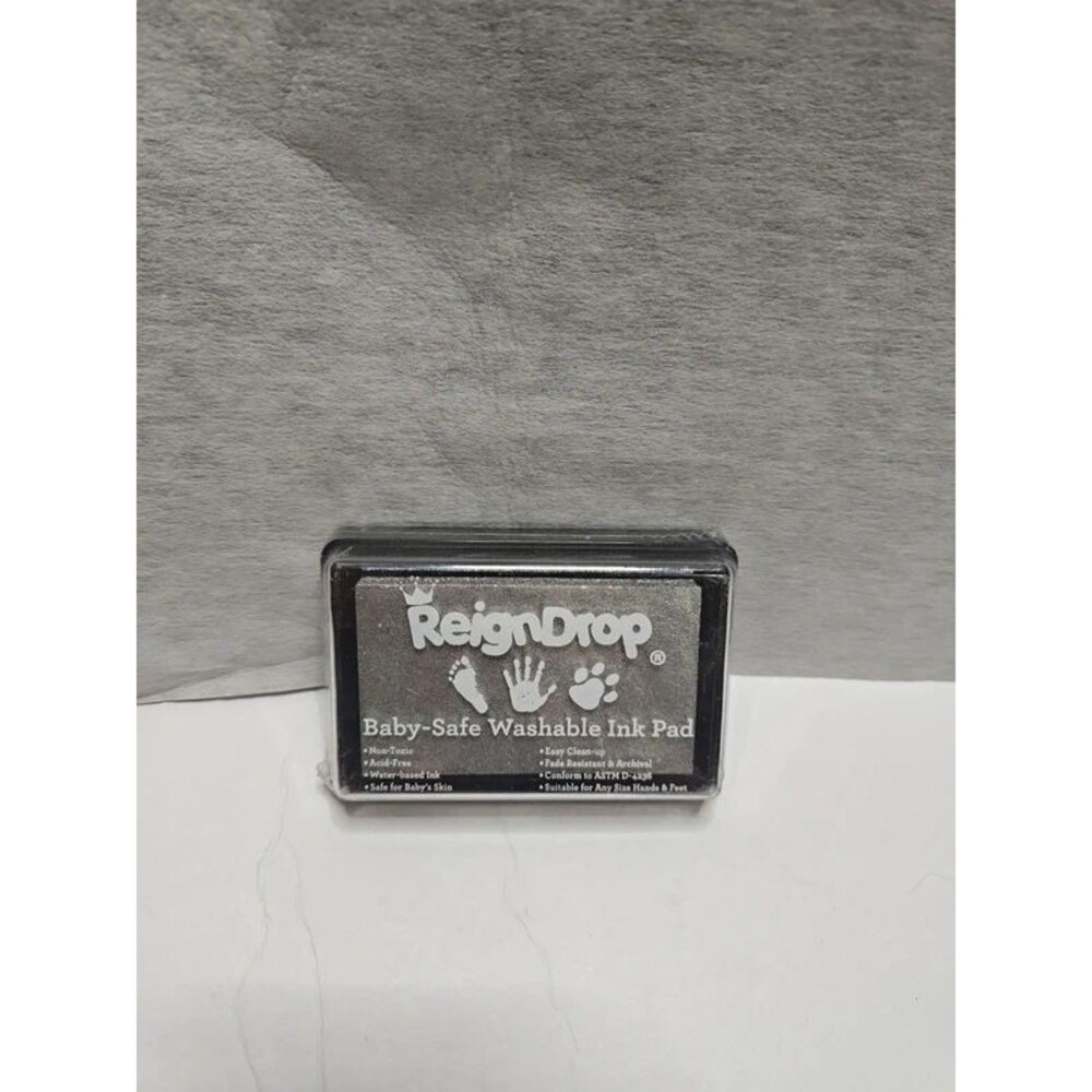ReignDrop Baby Safe Washable Ink Pad - Silver